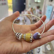 Load image into Gallery viewer, READY TO SHIP Fiji Shell Bangle - 925 Sterling Silver FJD$
