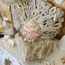 Load image into Gallery viewer, READY TO SHIP Bezel Set Shell Bangle Cuff - 925 Sterling Silver FJD$
