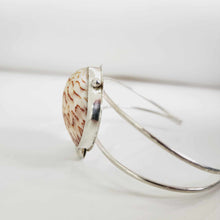 Load image into Gallery viewer, READY TO SHIP Bezel Set Shell Bangle Cuff - 925 Sterling Silver FJD$
