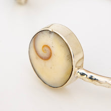 Load image into Gallery viewer, READY TO SHIP Civa Fiji Saltwater Bezel Set Pearl &amp; Shell Cuff - 925 Sterling Silver FJD$
