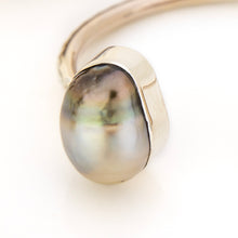 Load image into Gallery viewer, READY TO SHIP Civa Fiji Saltwater Bezel Set Pearl &amp; Shell Cuff - 925 Sterling Silver FJD$
