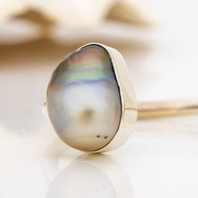 Load image into Gallery viewer, READY TO SHIP Civa Fiji Saltwater Bezel Set Pearl &amp; Shell Cuff - 925 Sterling Silver FJD$

