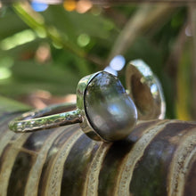Load image into Gallery viewer, READY TO SHIP Civa Fiji Saltwater Bezel Set Pearl &amp; Shell Cuff - 925 Sterling Silver FJD$
