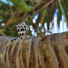 Load image into Gallery viewer, READY TO SHIP Civa Fiji Saltwater Bezel Set Pearl &amp; Shell Cuff - 925 Sterling Silver FJD$
