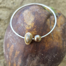 Load image into Gallery viewer, READY TO SHIP Civa Fiji Saltwater Pearl &amp; Shell Bangle - 925 Sterling Silver FJD$
