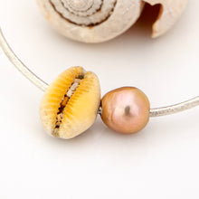 Load image into Gallery viewer, WHOLESALE Freshwater Pearl &amp; Shell Bangle - 925 Sterling Silver FJD$
