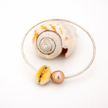 Load image into Gallery viewer, WHOLESALE Freshwater Pearl &amp; Shell Bangle - 925 Sterling Silver FJD$
