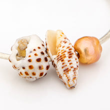 Load image into Gallery viewer, READY TO SHIP Freshwater Pearl &amp; Shell Bangle - 925 Sterling Silver FJD$
