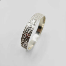 Load image into Gallery viewer, READY TO SHIP - Unisex Tapa Bangle - 925 Sterling Silver FJD$
