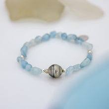 Load image into Gallery viewer, CONTACT US TO RECREATE THIS SOLD OUT STYLE Stretch Fiji Saltwater Pearl &amp; Semi Precious Stone Bracelet FJD$

