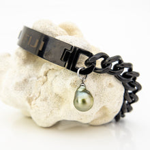 Load image into Gallery viewer, Men's Civa Fiji Pearl Bracelet - Stainless Steel FJD$
