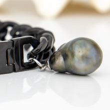 Load image into Gallery viewer, Men's Civa Fiji Pearl Bracelet - Stainless Steel FJD$
