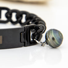 Load image into Gallery viewer, Men's Civa Fiji Pearl Bracelet - Stainless Steel FJD$

