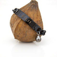 Load image into Gallery viewer, Men's Civa Fiji Pearl Bracelet - Stainless Steel FJD$
