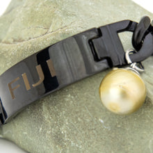 Load image into Gallery viewer, Men's Civa Fiji Pearl Bracelet - Stainless Steel FJD$
