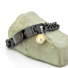 Load image into Gallery viewer, Men's Civa Fiji Pearl Bracelet - Stainless Steel FJD$
