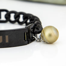 Load image into Gallery viewer, Men's Civa Fiji Pearl Bracelet - Stainless Steel FJD$
