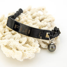 Load image into Gallery viewer, Men's Civa Fiji Pearl Bracelet - Stainless Steel FJD$
