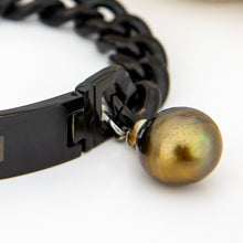 Load image into Gallery viewer, Men's Civa Fiji Pearl Bracelet - Stainless Steel FJD$

