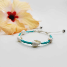 Load image into Gallery viewer, READY TO SHIP Shell &amp; Bead Adjustable Bracelet - FJD$
