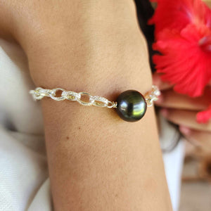 READY TO SHIP Civa Fiji Pearl Bracelet - 925 Sterling Silver FJD$