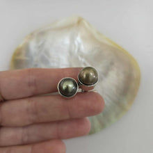 Load image into Gallery viewer, READY TO SHIP Civa Fiji Pearl Cufflinks - 925 Sterling Silver FJD$
