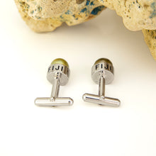 Load image into Gallery viewer, READY TO SHIP Civa Fiji Pearl Cufflinks - 925 Sterling Silver FJD$
