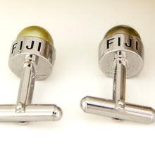 Load image into Gallery viewer, READY TO SHIP Civa Fiji Pearl Cufflinks - 925 Sterling Silver FJD$
