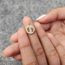 Load image into Gallery viewer, CUSTOM ENGRAVABLE Baby Steps Charm -  14k Gold Fill FJD$
