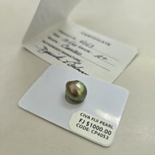 Load image into Gallery viewer, Fiji Loose Saltwater Pearl with Grade Certificate #4053 - FJD$
