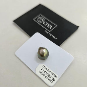 Fiji Loose Saltwater Pearl with Grade Certificate #4053 - FJD$