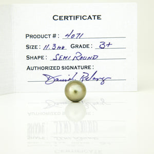 Fiji Loose Saltwater Pearl with Grade Certificate #4071 - FJD$