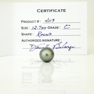 Fiji Loose Saltwater Pearl with Grade Certificate #4119 - FJD$