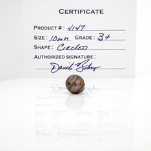Load image into Gallery viewer, Fiji Loose Saltwater Pearl with Grade Certificate #4147 - FJD$
