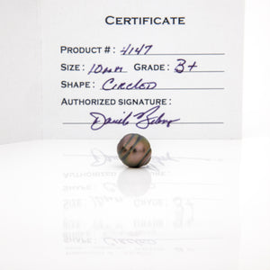 Fiji Loose Saltwater Pearl with Grade Certificate #4147 - FJD$