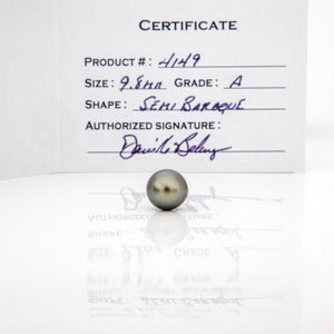 READY TO SHIP Unisex Civa Fiji Saltwater Pearl Trio Necklace - Rubber FJD$