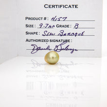 Load image into Gallery viewer, Fiji Loose Saltwater Pearl with Grade Certificate #4157 - FJD$
