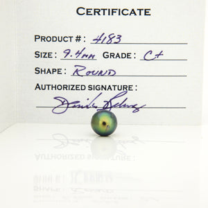 Fiji Loose Saltwater Pearl with Grade Certificate #4183 - FJD$