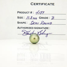 Load image into Gallery viewer, Fiji Loose Saltwater Pearl with Grade Certificate #4187 - FJD$
