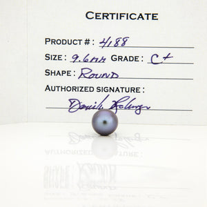 Fiji Loose Saltwater Pearl with Grade Certificate #4188 - FJD$