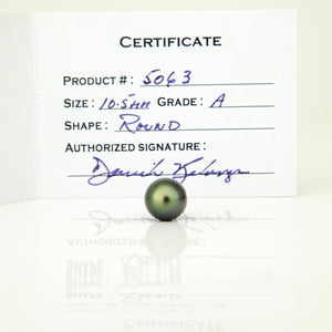 Fiji Loose Saltwater Pearl with Grade Certificate #5063 - FJD$