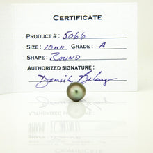 Load image into Gallery viewer, Fiji Loose Saltwater Pearl with Grade Certificate #5066 - FJD$
