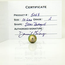 Load image into Gallery viewer, Fiji Loose Saltwater Pearl with Grade Certificate #5068 - FJD$
