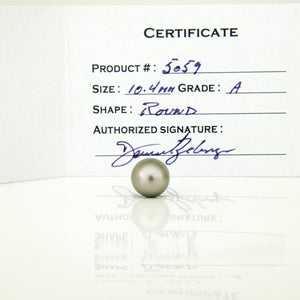 Fiji Loose Saltwater Pearl with Grade Certificate #5059 - FJD$