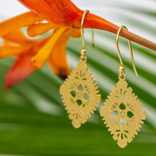 Load image into Gallery viewer, READY TO SHIP Diamond Masi Earrings in 18k Gold Vermeil - FJD$
