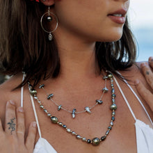 Load image into Gallery viewer, READY TO SHIP Civa Fiji Saltwater Graded Pearl Hoop Earrings - 925 Sterling Silver FJD$
