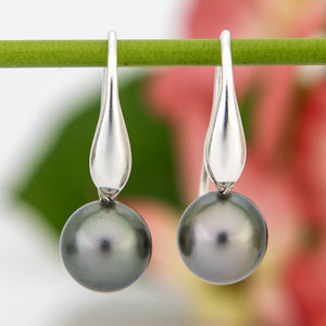 READY TO SHIP Civa Fiji Saltwater Graded Pearl Earrings #BO4000 - 925 Sterling Silver FJD$