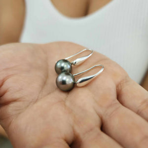 READY TO SHIP Civa Fiji Saltwater Graded Pearl Earrings #BO4000 - 925 Sterling Silver FJD$