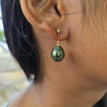 Load image into Gallery viewer, READY TO SHIP Civa Fiji Pearl Stud Earrings - 14k Gold Fill FJD$
