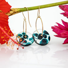 Load image into Gallery viewer, READY TO SHIP Adorn Pacific x Hot Glass Drop Earrings in 14k Gold Fill - FJD$
